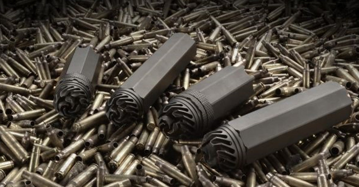 Updated version of baffle-free suppressor is hearing safe and works like a “jet engine in reverse”