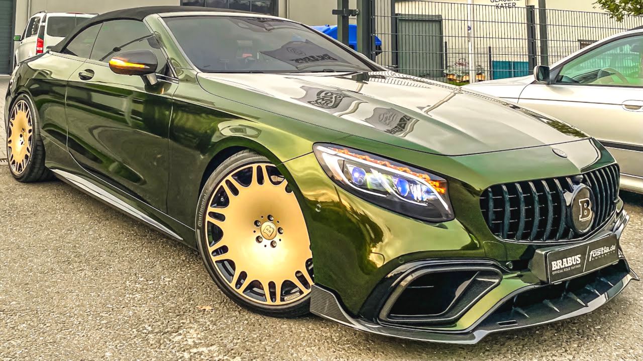 Custom Brabus S63 AMG Cabriolet! Crazy Brabus Sound + Conversion