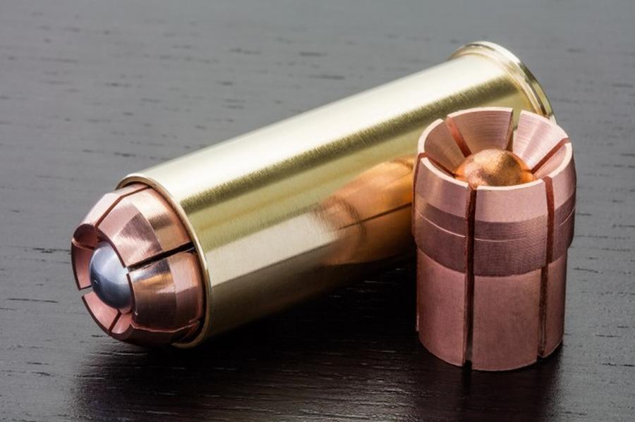 Ballistics test shows new shotgun slug creating football-sized cavitation in the target