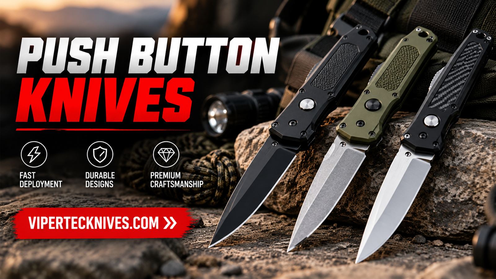 Push Button Knives Explained: OTF vs. Switchblade - Which Action Is Right for You?