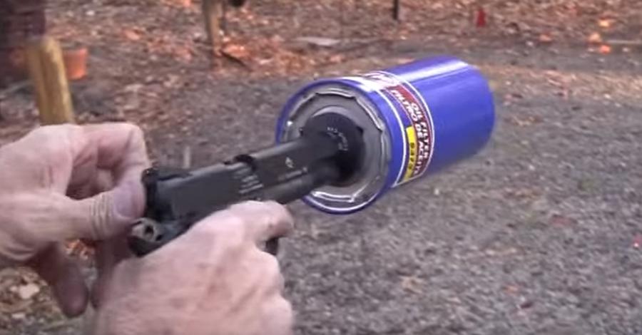 Watch the oil filter suppressor in action