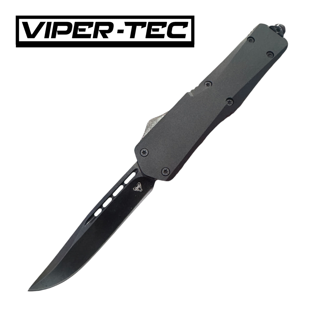 VT Ghost Half Face Drop Point OTF Knife