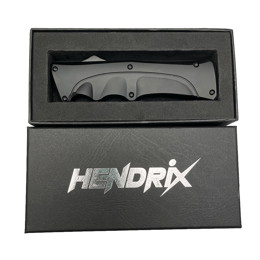 Black D2 Clip Point Mamba Hendrix OTF