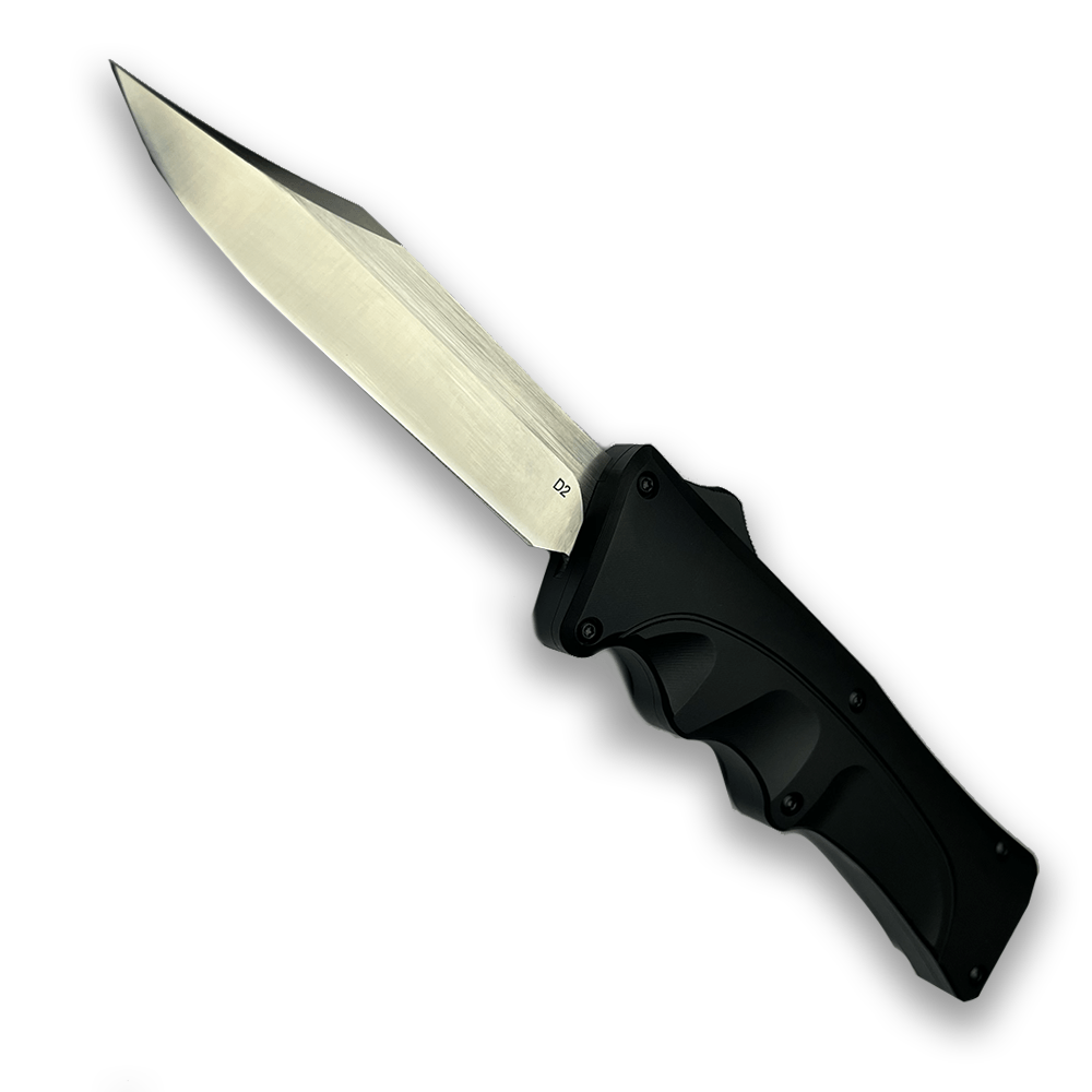 Black D2 Clip Point Mamba Hendrix OTF