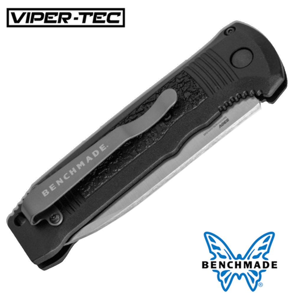 Benchmade Casbah Automatic Knife Black Grivory - Viper Tec