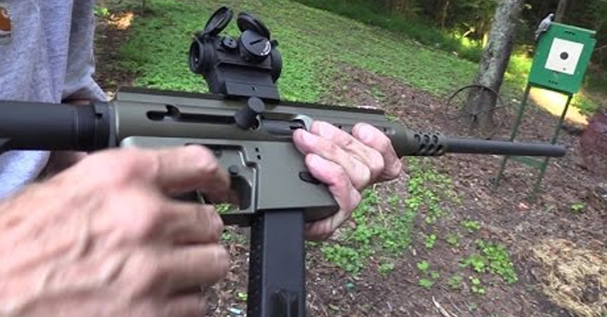 Compact .40 cal survival carbine is ready in seconds
