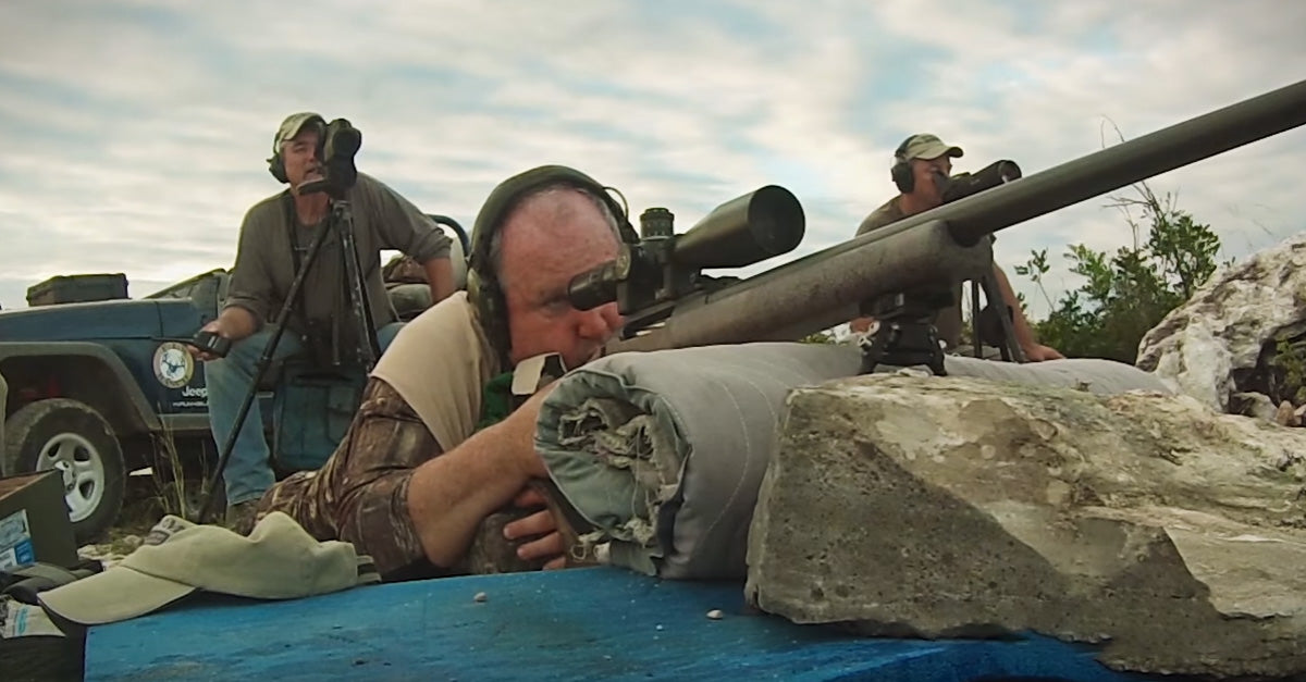 Sharpshooter puts four on target over 2.5 miles away