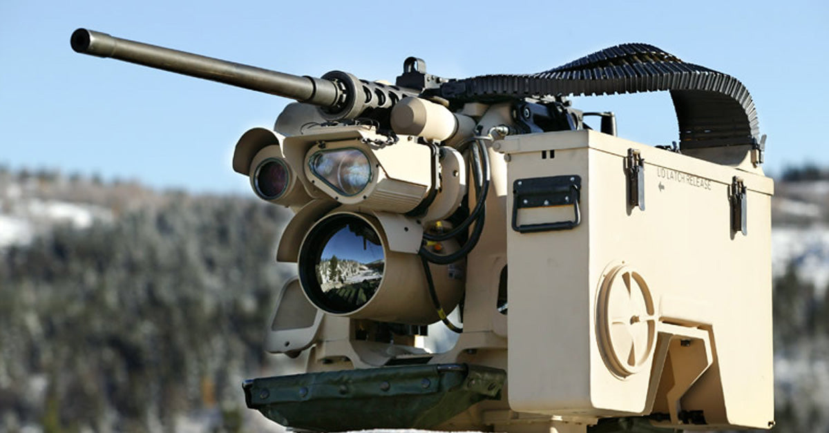 Remote control machine gun system acquires, tracks, and eliminates targets from up to 1,500m away