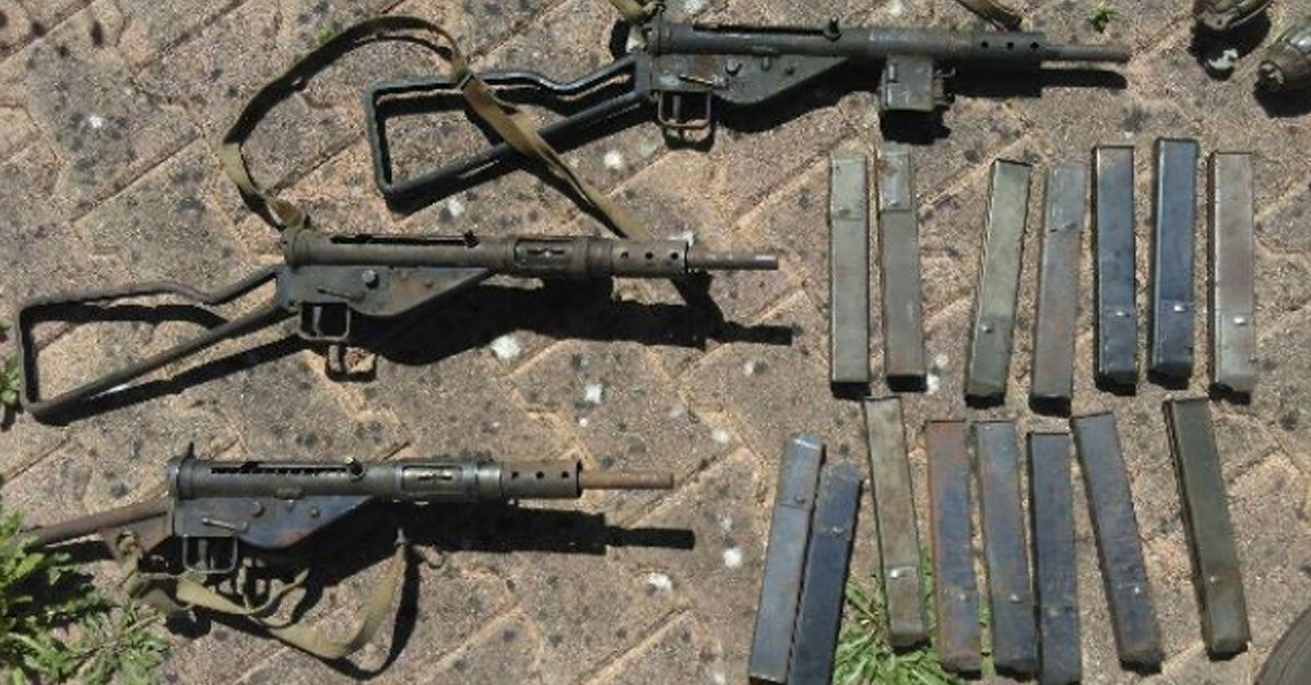 Home remodeling unearths WWII weapons cache with engraved STENs named ‘Pepette’ and ‘Alice’