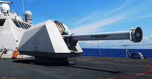 The most powerful cannon in the US can fire projectiles over 100 miles at Mach 7