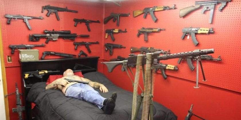 “Dragon Man”: The most armed man in America, who owns 80 MV's, 200 machine guns, tanks and grenade launchers. (Video Inside)