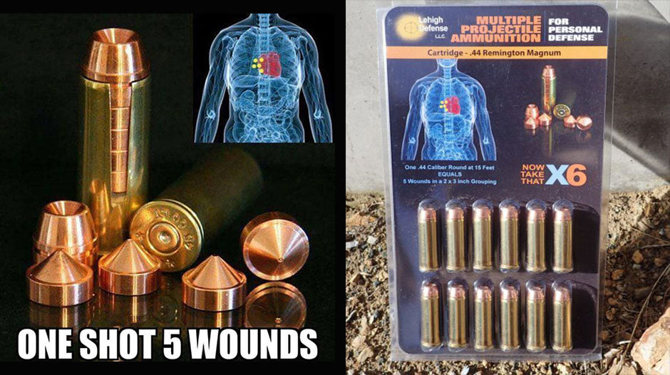 One Shot, Five Wounds: Multiple Projectile Ammo