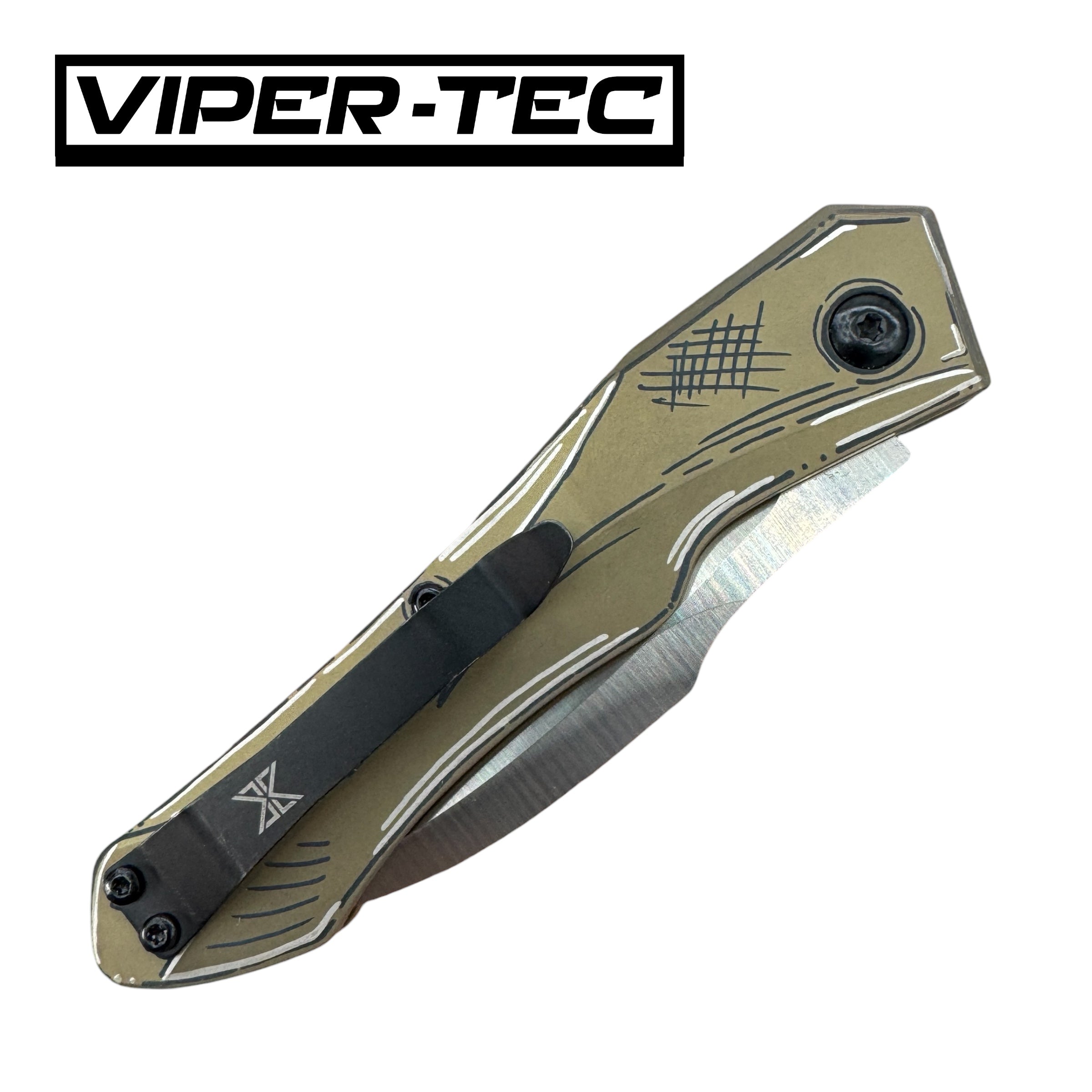 Custom Anodized Hendrix Titanium M390 Auto Hell Hawk Switchblade