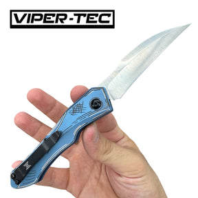 Custom Anodized Hendrix Titanium M390 Auto Hell Hawk Switchblade