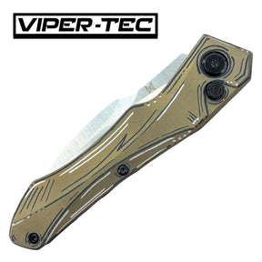 Custom Anodized Hendrix Titanium M390 Auto Hell Hawk Switchblade