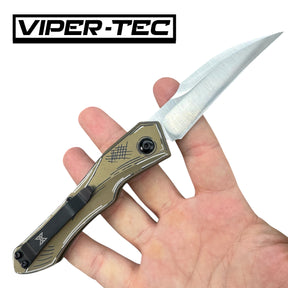 Custom Anodized Hendrix Titanium M390 Auto Hell Hawk Switchblade