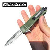 Small Green Phantom D/A OTF Knife (Multiple Blade Styles Available)