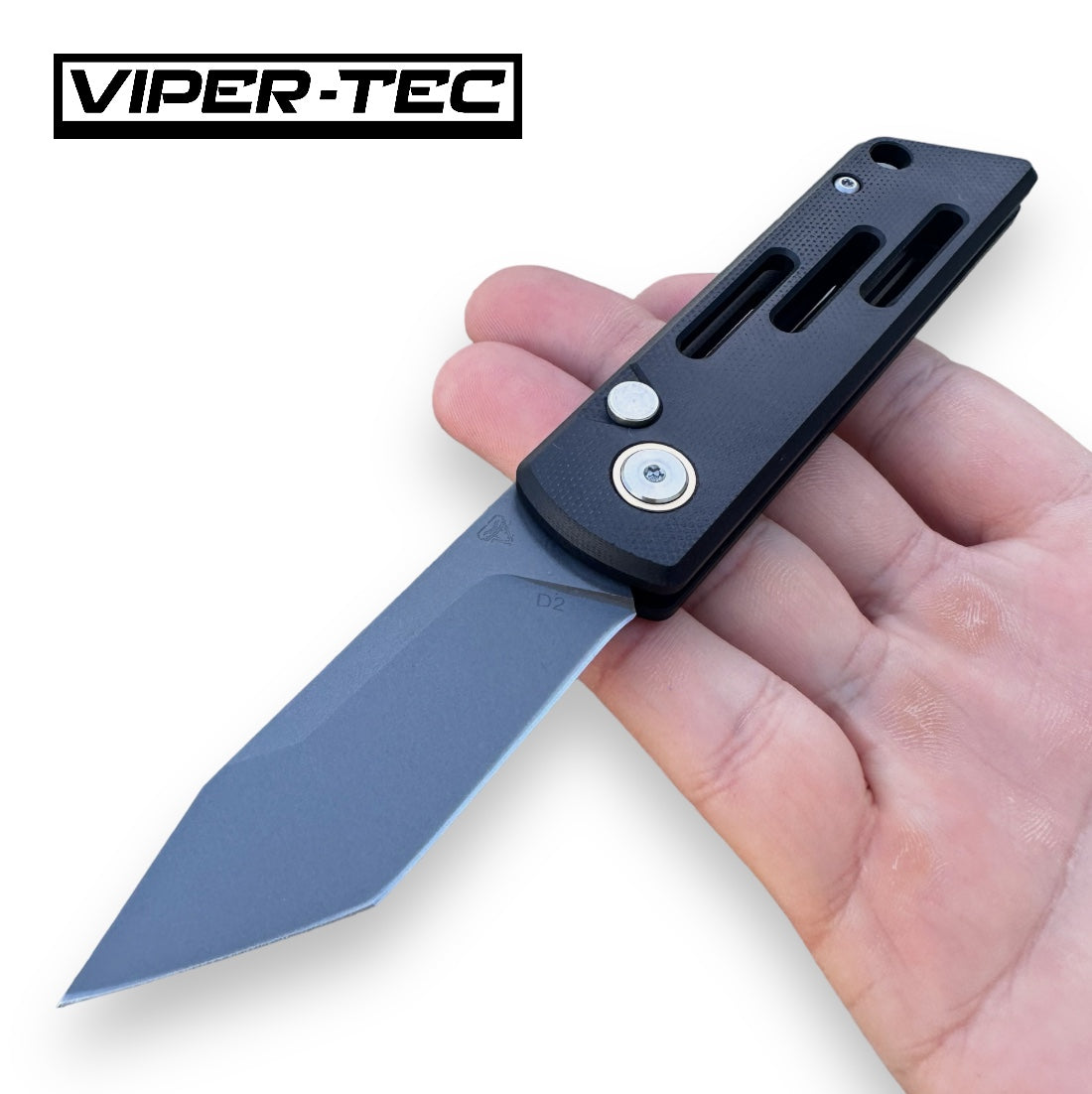 VT Hollow D2 Switchblade Knife