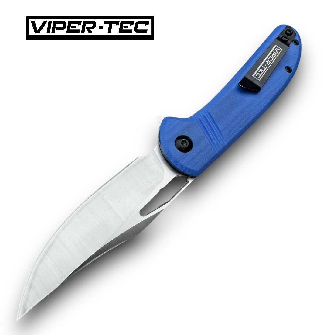 blue folding knife