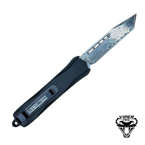 Black Zedd D/A OTF - Damascus Steel (Multiple Blade Styles Available)