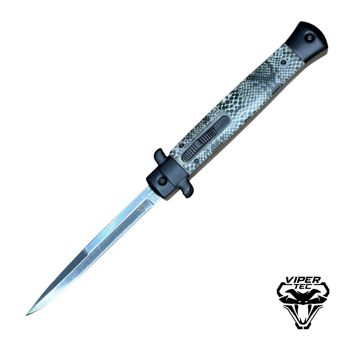 11" VT Don D/A OTF Automatic Knife – Snake Skin Handle