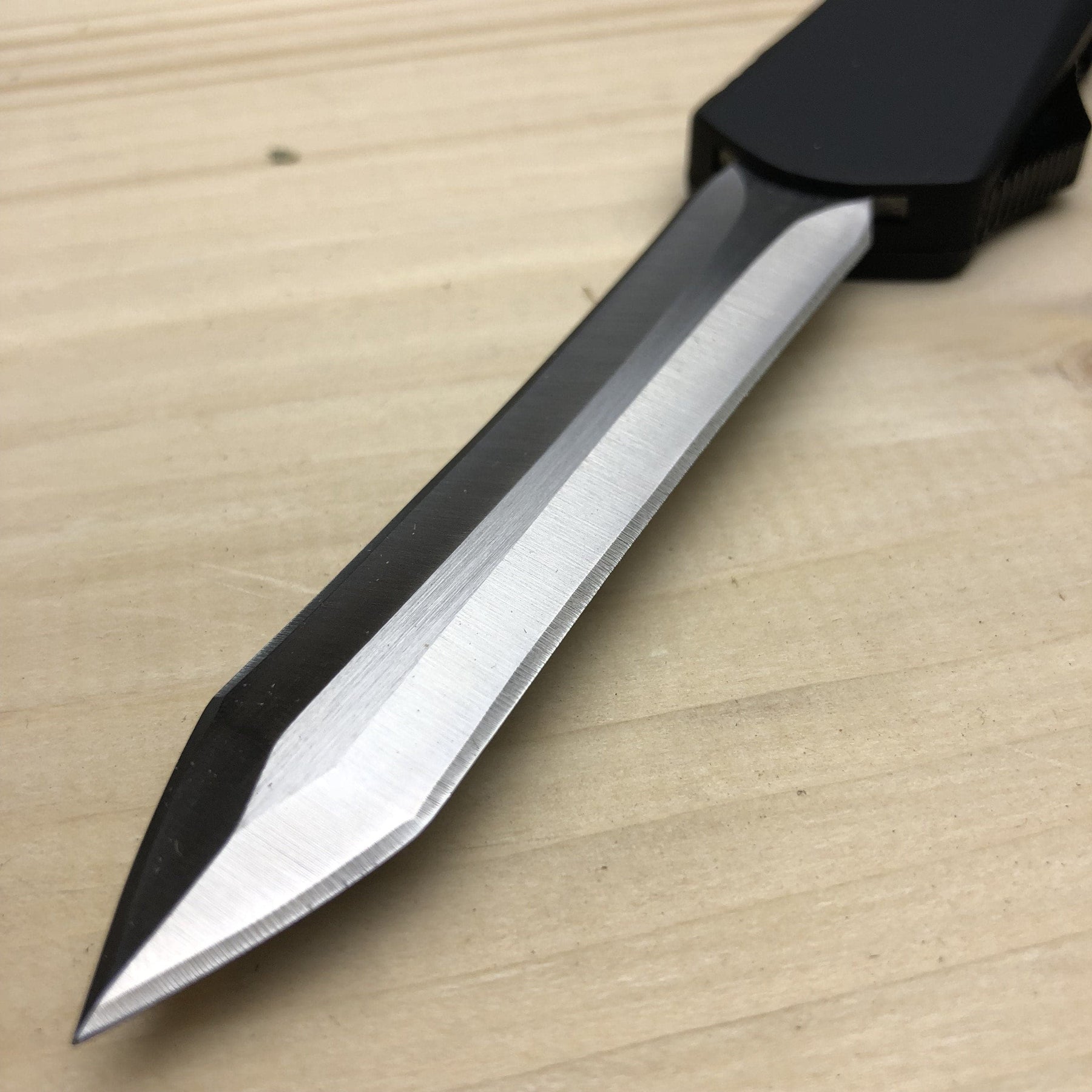 Black Ghost OTF Knife - Spartan Blade
