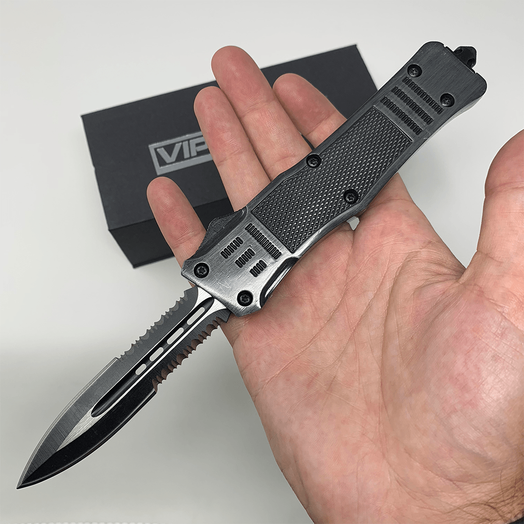 Stonewash Phantom D/A OTF (Multiple Blade Styles Available) - Viper Tec