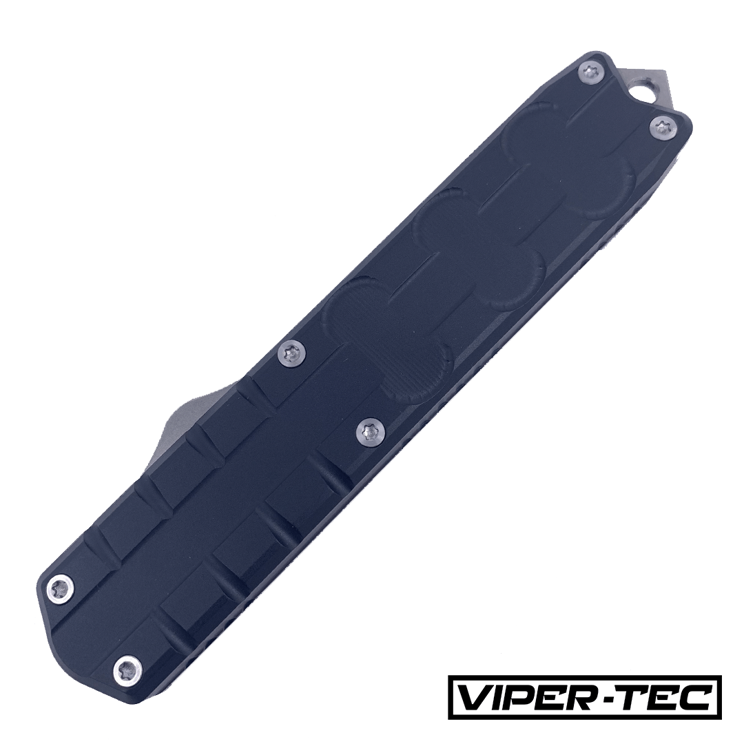 Hendrix Gear Black Triton D/A OTF - M390 Premium Steel - Viper Tec