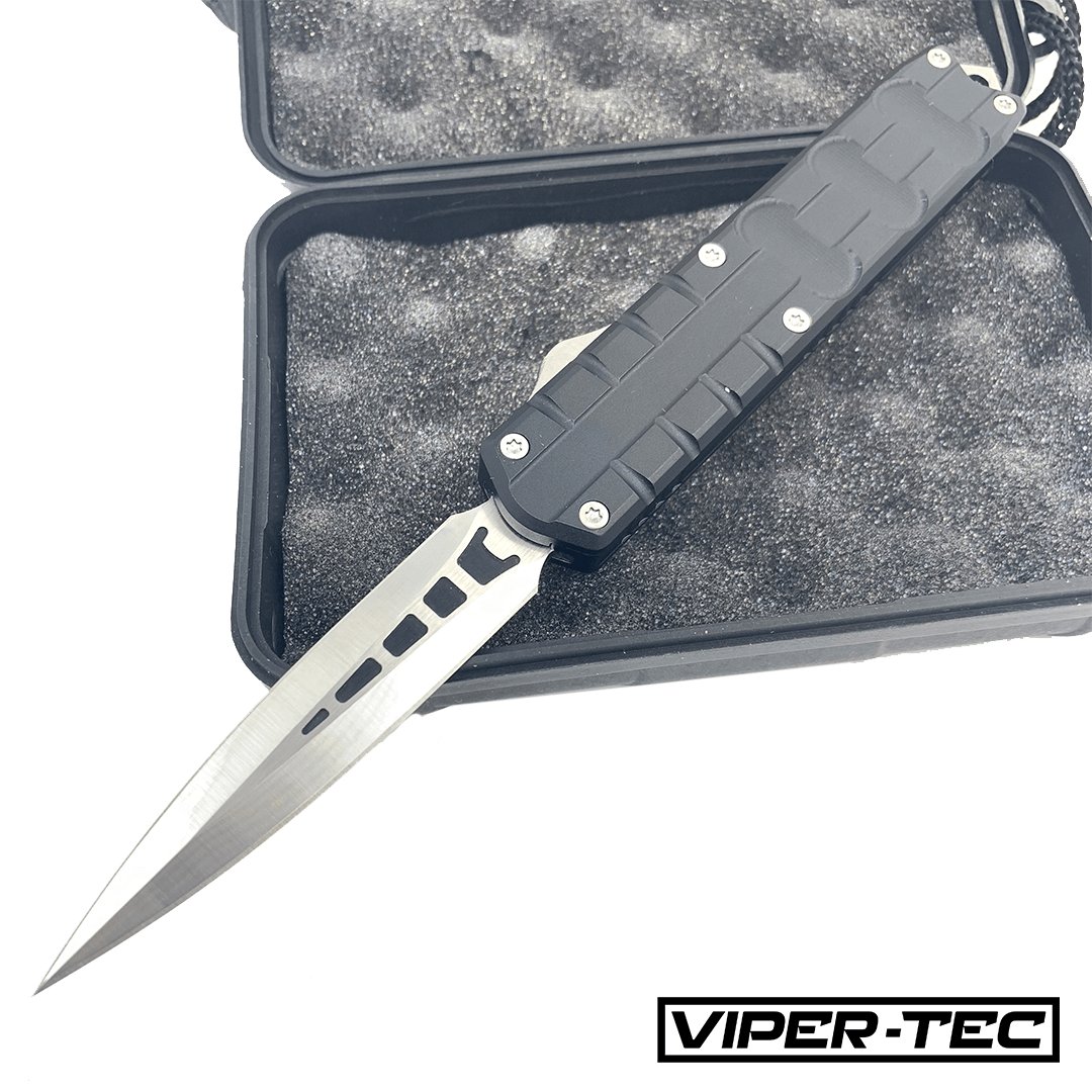 Hendrix Gear Black Triton D/A OTF - M390 Premium Steel - Viper Tec
