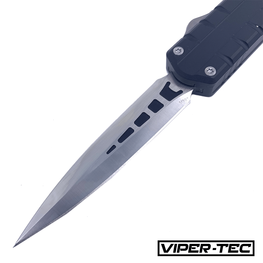 Hendrix Gear Black Triton D/A OTF - M390 Premium Steel - Viper Tec