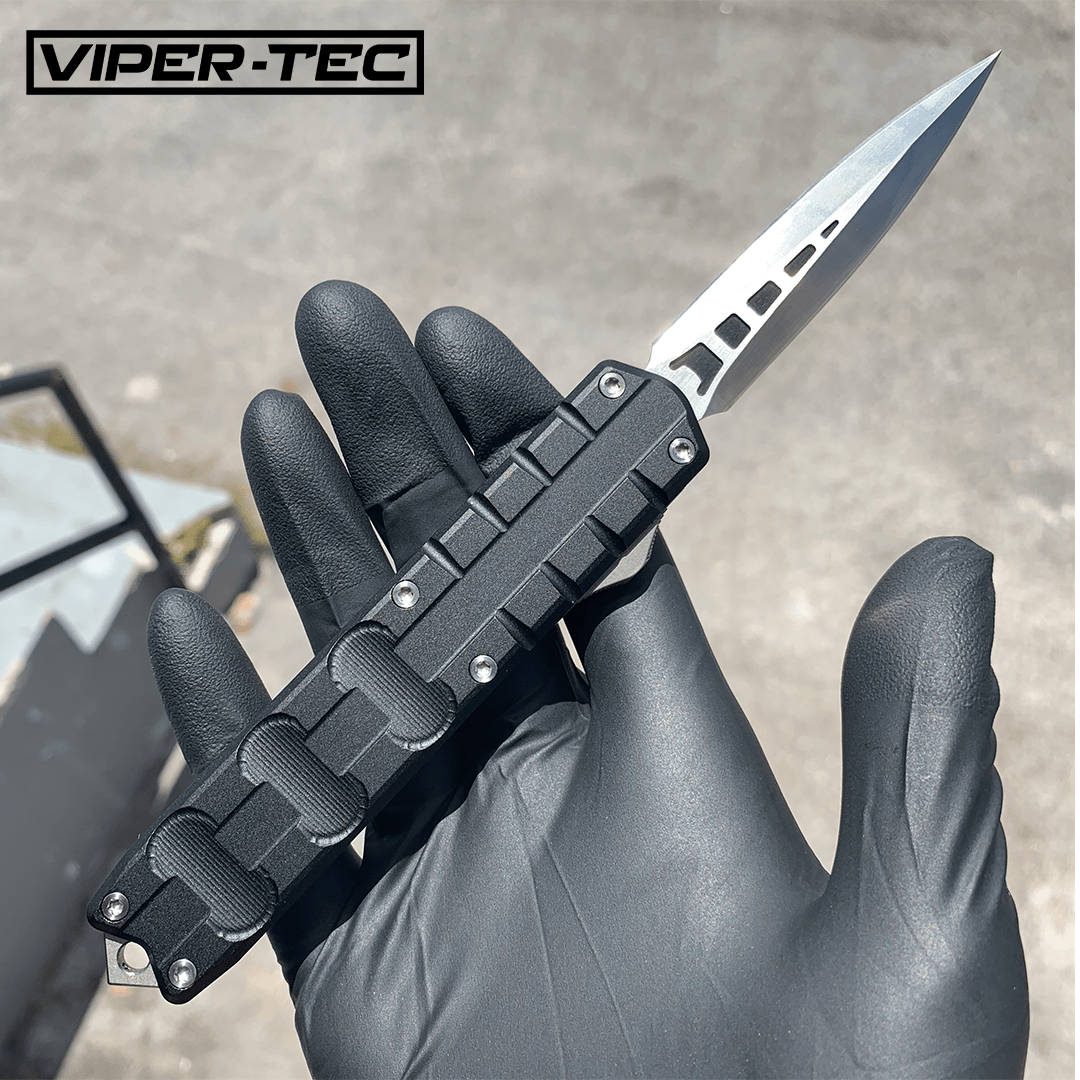 Hendrix Gear Black Triton D/A OTF - M390 Premium Steel - Viper Tec
