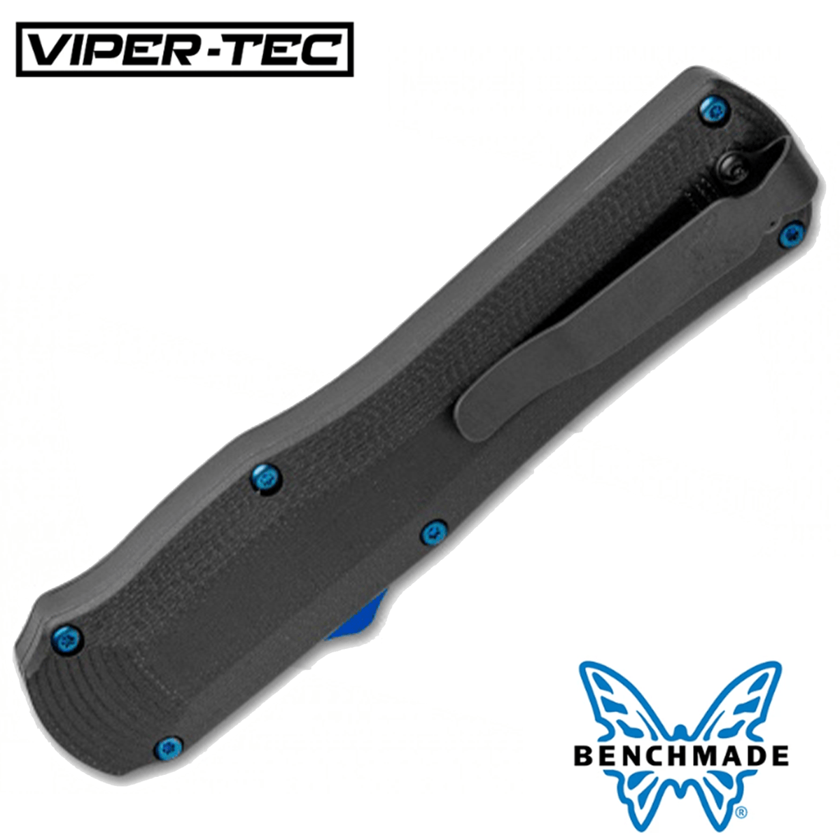 Benchmade Autocrat D/A OTF Automatic Knife Black G-10 - Viper Tec