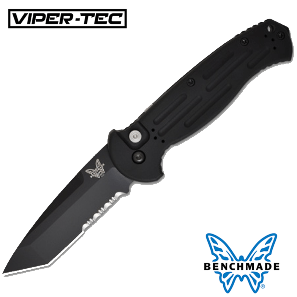 Benchmade AFO II Tanto Serrated Automatic Knife - Viper Tec