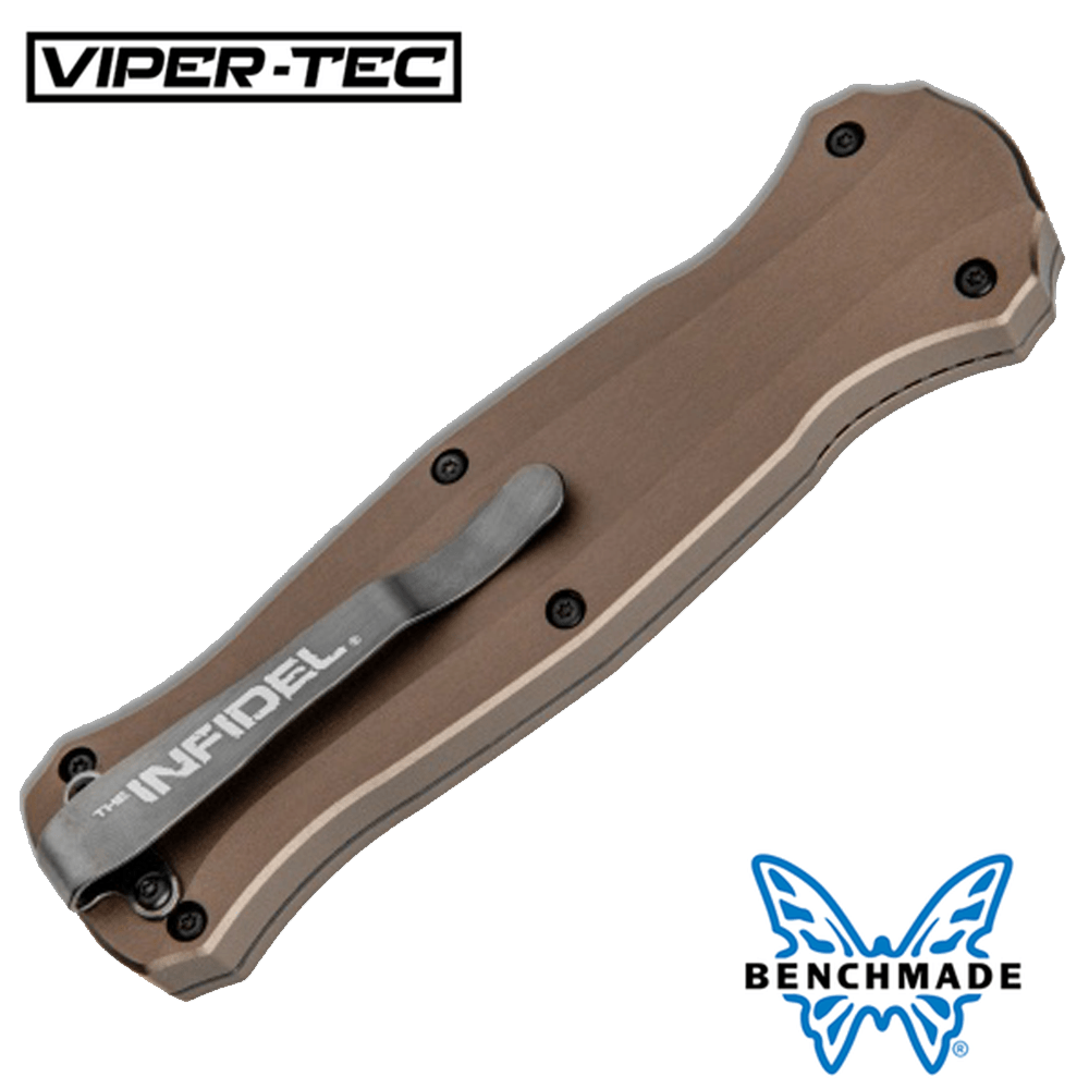 Benchmade Infidel Limited Edition OTF Automatic Knife Burnt Bronze - Viper Tec