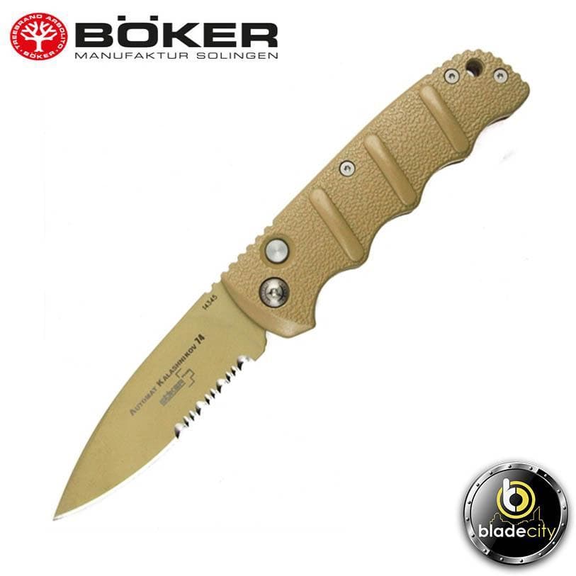 Boker Kalashnikov Auto Knife - Desert Sand - Blade City