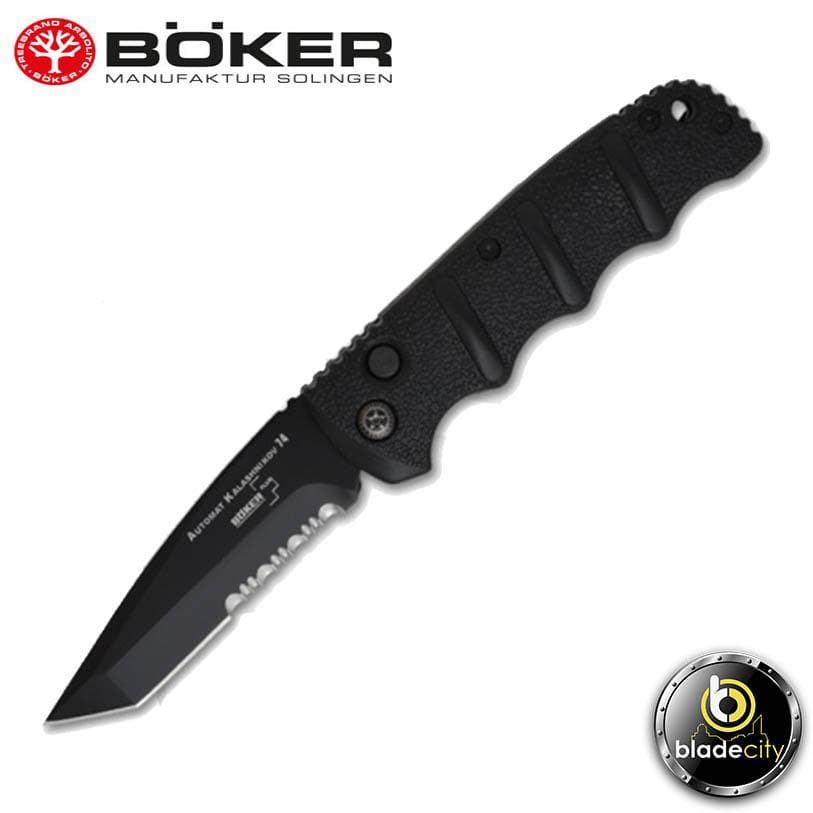 Boker Kalashnikov Tanto Serrated Auto Knife - Blade City