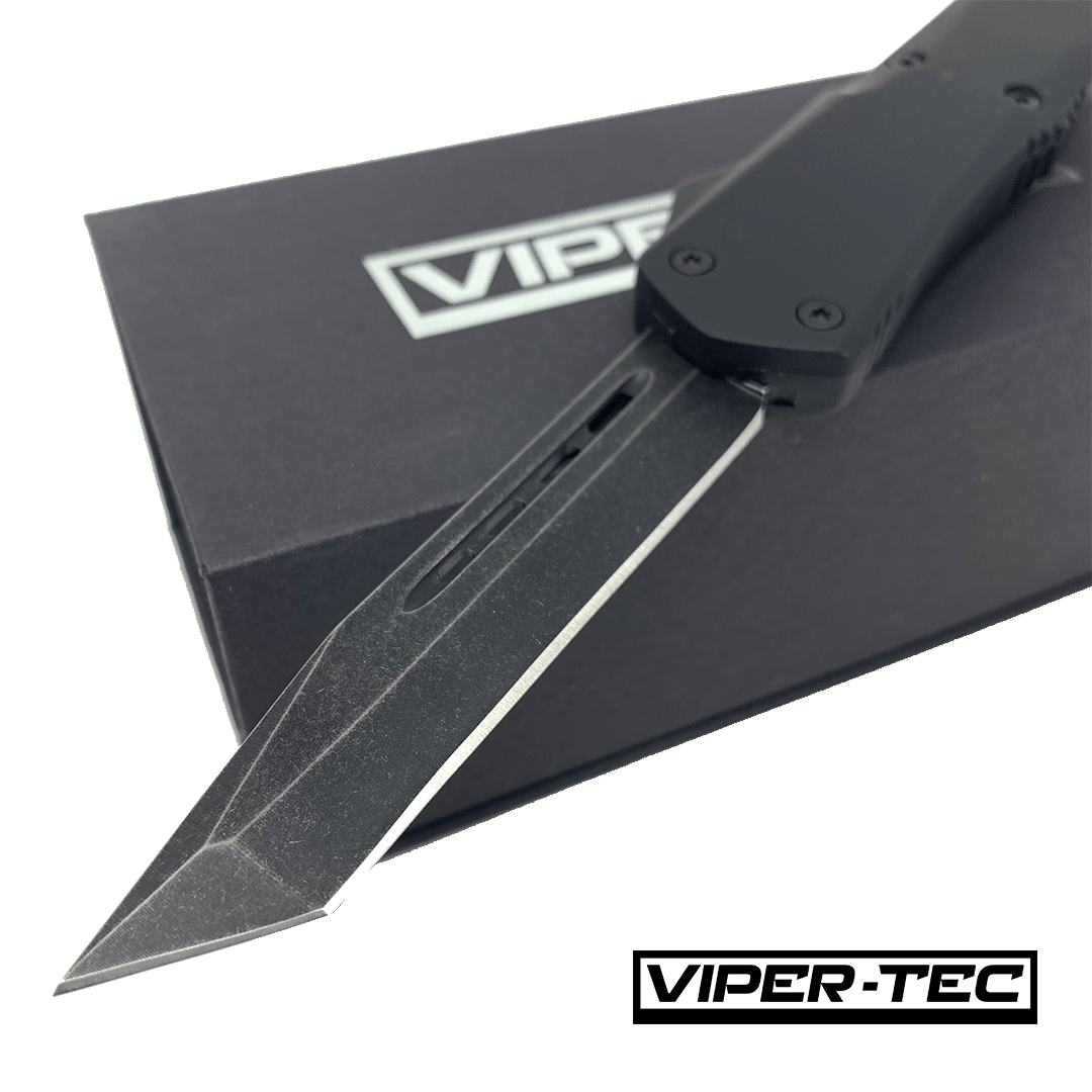 Black Ghost D/A OTF - D2 American Steel Blade - Viper Tec
