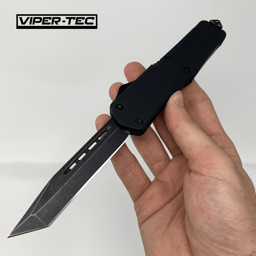 Black Ghost D/A OTF - D2 American Steel Blade - Viper Tec