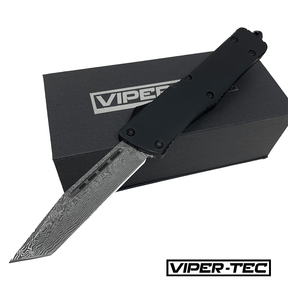 Black Ghost D/A OTF - Damascus Steel - Viper Tec