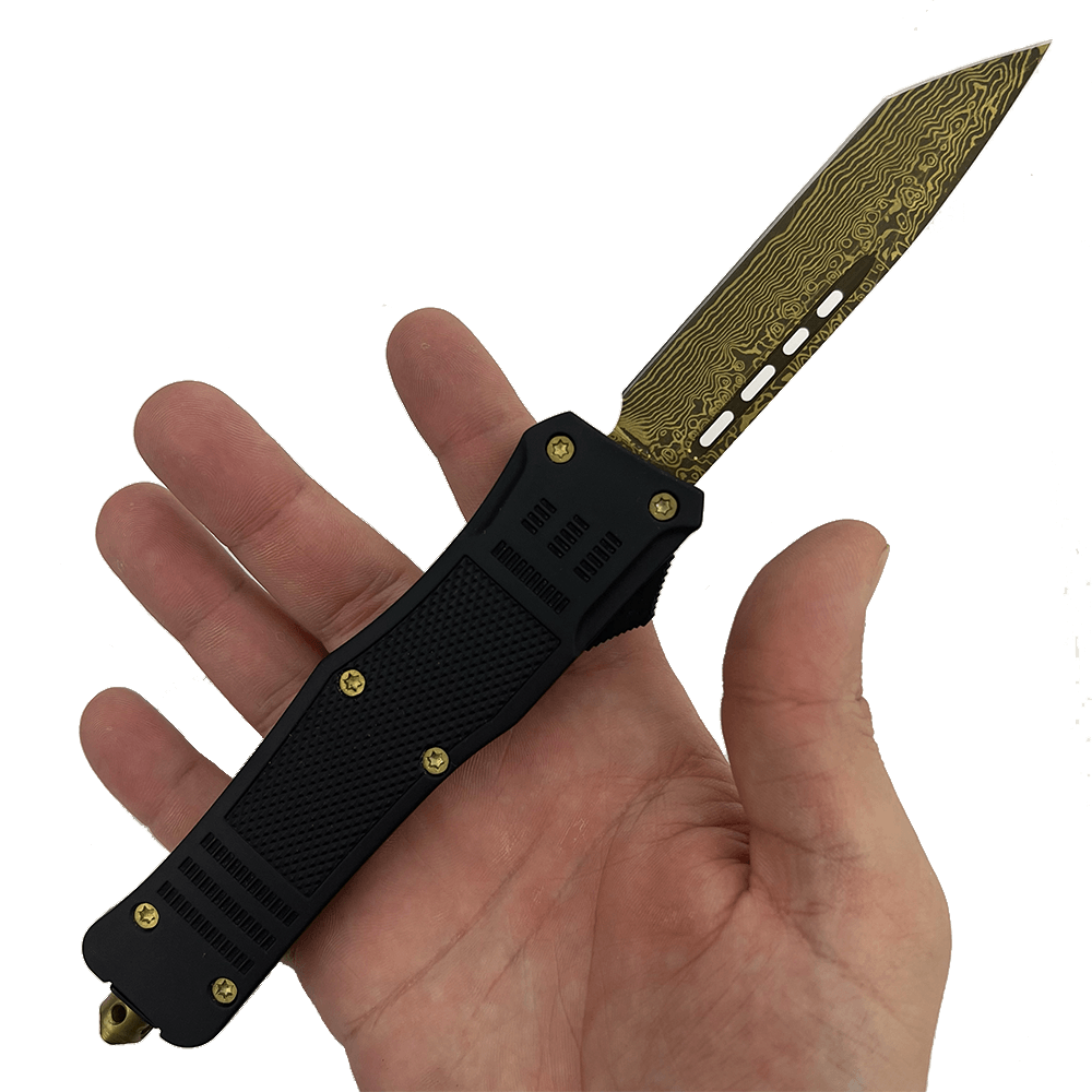 damascus pocket knife