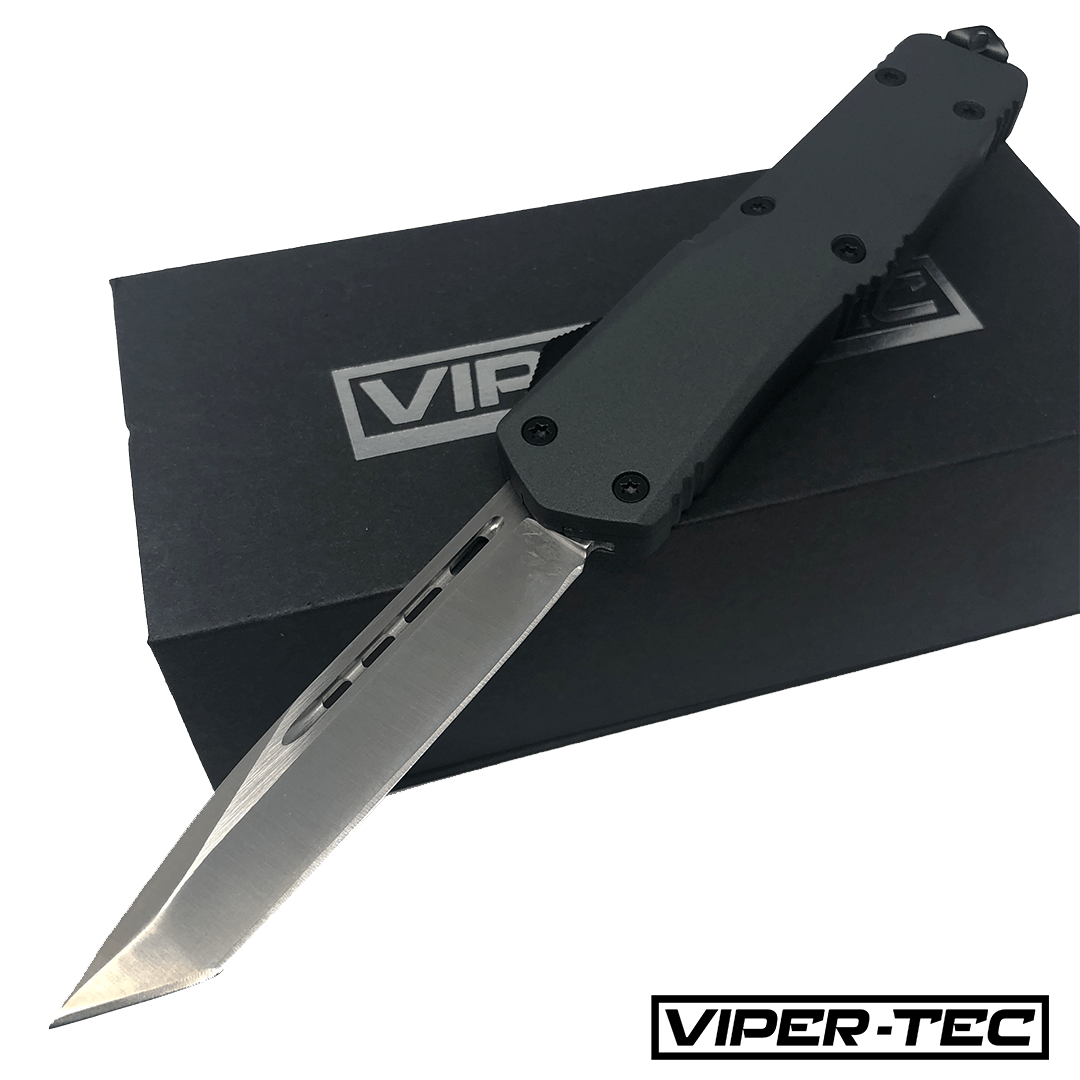 Grey Ghost OTF Knife (Multiple Blade Styles Available)