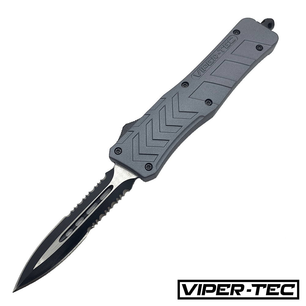 Medium Grey VF-1 D/A OTF (Multiple Blade Styles Available) - Viper Tec