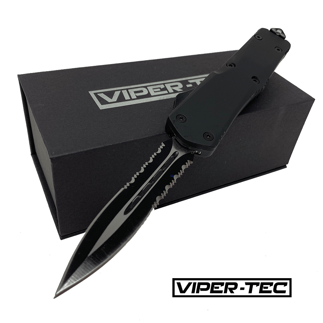 Ghost Half Serrated OTF - Viper Tec