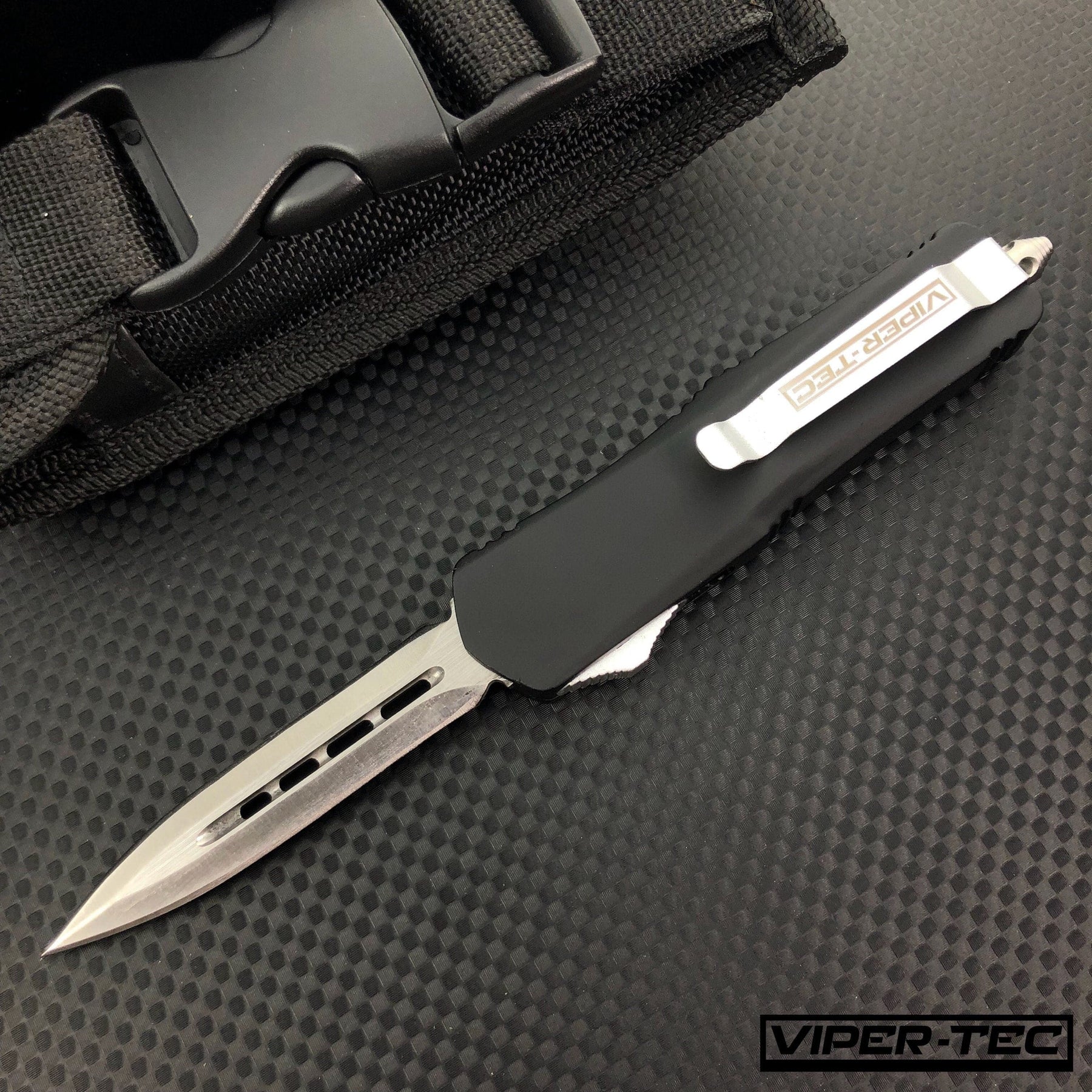 mini otf knife - black