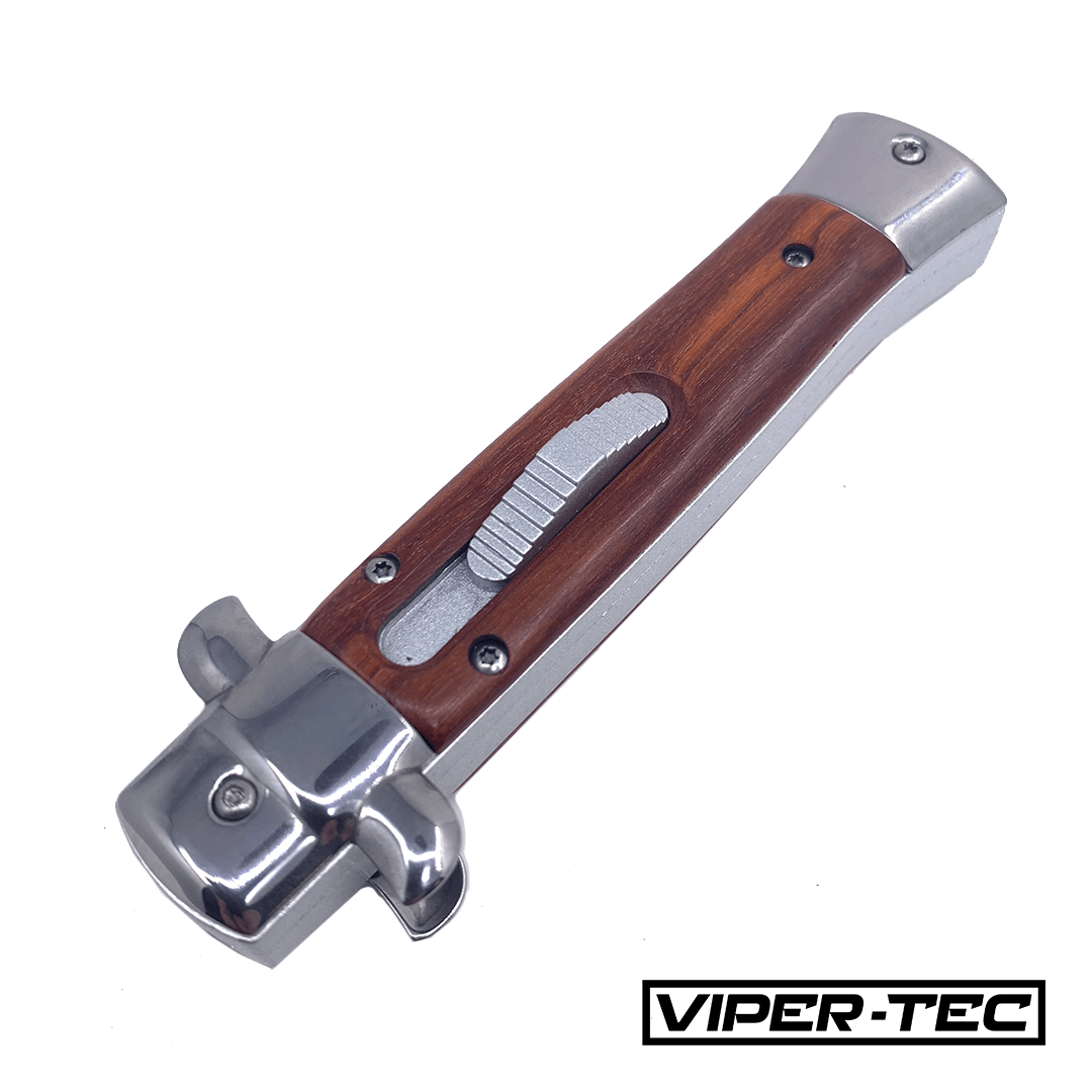 VT Don Italian Stiletto OTF (Wood) - Viper Tec